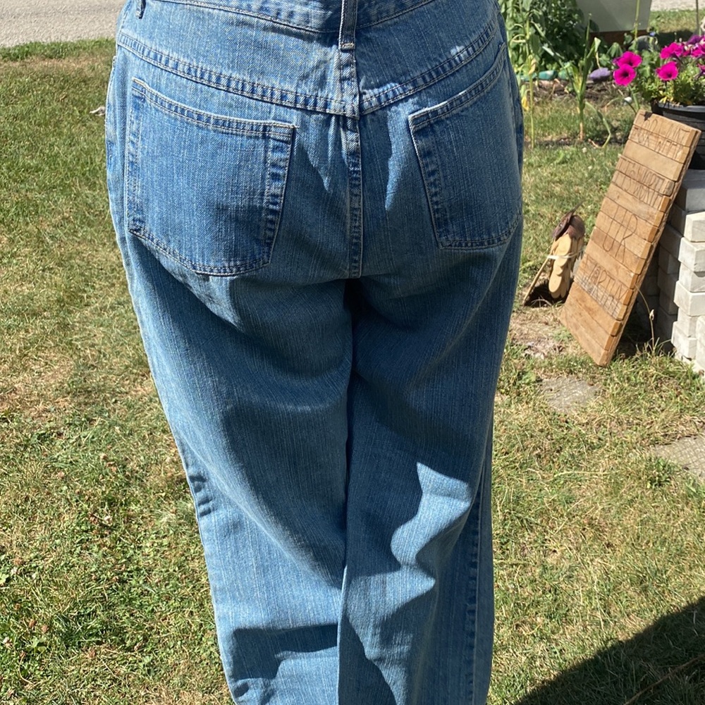 253- 1990'S UR Amazing❤️ Vintage Couple Embroidered Jeans & Knit Poncho Bundle - Picture 13 of 16